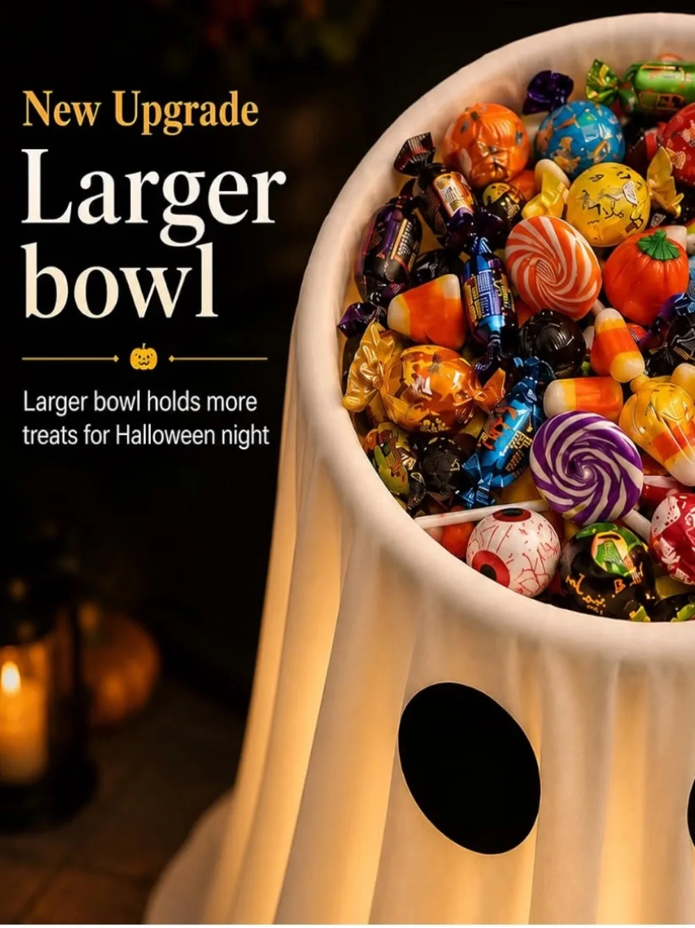 Halloween decorative white